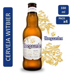 Hoegaarden Beer The Original Wheat Biere Blanche Bottle 330ml